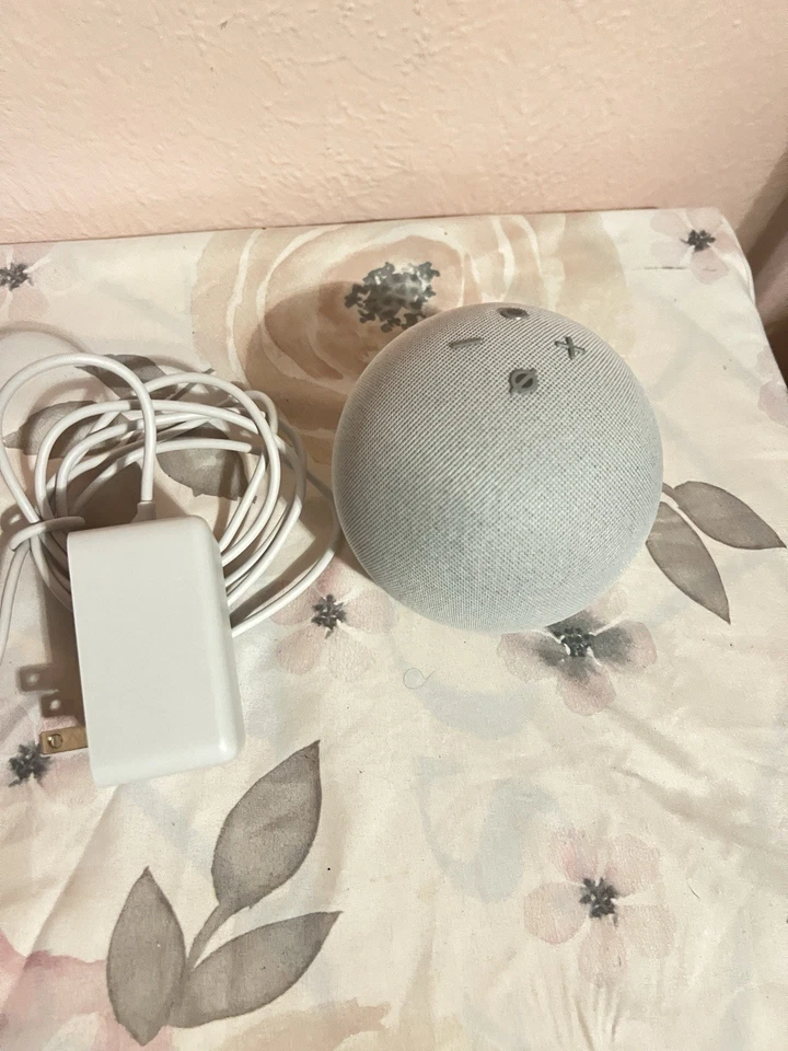 Amazon Echo Dot (4th Gen.) Smart Speaker - Glacier White - Image 2 of 4