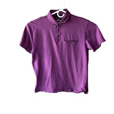 Rodd  Gunn Polo Shirt Mens Size Small Magenta Red Short Sleeve Cotton