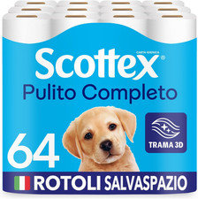 Carta Igienica, Formato Salvaspazio, Cotone, Confezione 100% Riciclabile, Fatto