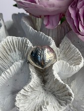 Vintage 925 Sterling Silver Heart Ring Size 8