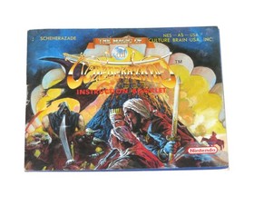The Magic of Scheherazade (Nintendo NES) Excellent w/ Manual & Sleeve TESTED!