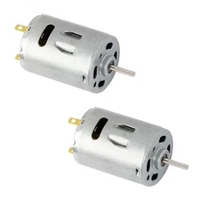 2Pcs 12V DC RV Vent Fan Motor for Ventline BVD0218-00, Round Shaft Replacement