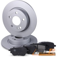 Bremsscheiben Voll Ø276 + BremsbelÄGe Hinten FÜR Mercedes A-KLASSE B-KLASSE CLA
