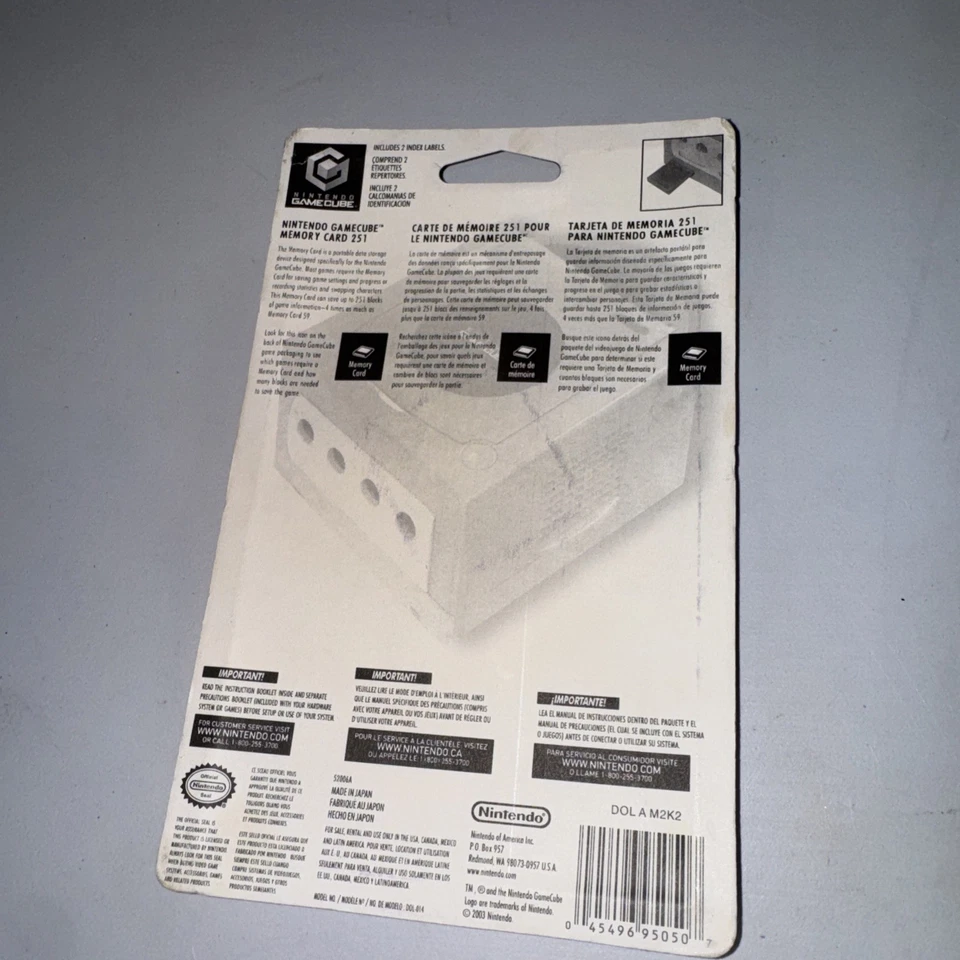 Nintendo GameCube Memory Card 251 - Image 4 of 4