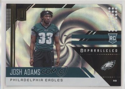 2018 Panini Unparalleled Rookie Whirl 85/100 Josh Adams #250 Rookie RC 0c6