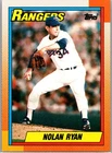1990 Topps Baseball Nolan Ryan Texas Rangers Base Card NM HOF Set Filler #1