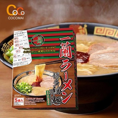 ICHIRAN Ramen Tonkotsu Ramen Hakata Thin Noodles - 5 Servings Pack