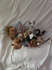 Lot Of 10 Plush  vintage Ty Beanie Baby (Day At The Park,) Collection.