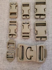 USGI ITW Nexus Replacement Buckle Set Tan (Brand New) *FREE SHIPPING*