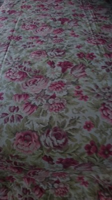 CHRISTY PEONY ROSE FLORAL WENDE-DOPPEL-BETTWÄSCHESET - BEZUG & 2 KISSENBEZÜGE