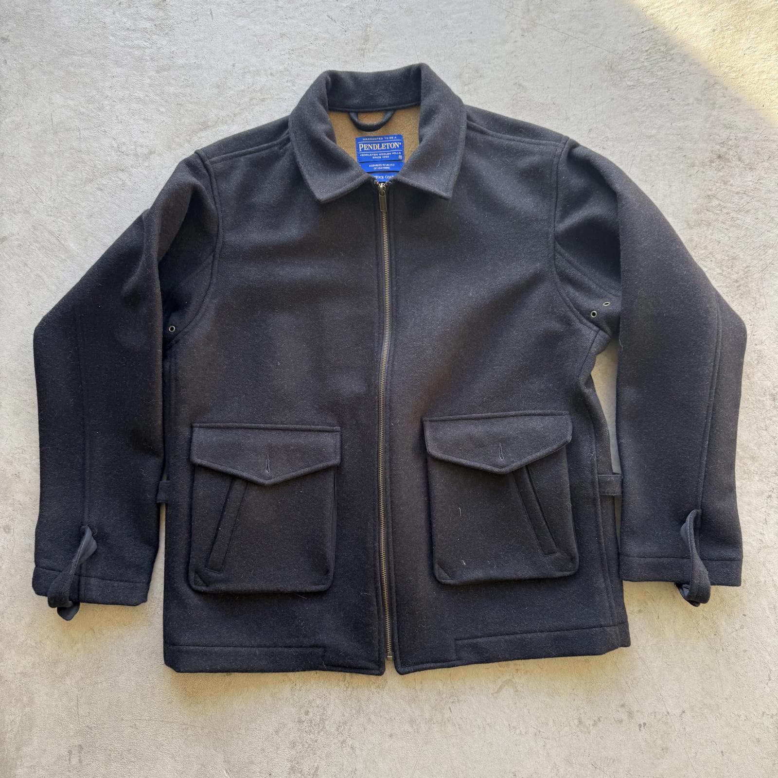 Pendleton Pittock Coat – Wool Work Jacket – Black… - image 1