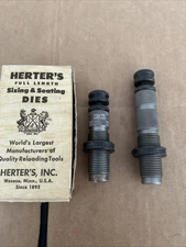 HERTERS .300 SAVAGE MARK II  RELOADING DIE SET, ( NEEDS DECAPPING PIN )