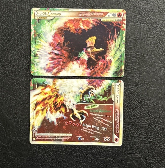 Ho-Oh Legend 111/123 112/123 HeartGold SoulSilver 2010 Top & Bottom Pokémon