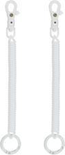 Retractable Coil Springs Keychain Anti-Lost Key Chain Holder Lanyard Cord with M