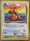 Rare Pokemon TCG Dragonite Fossil Card 19/62 Excellent Condition
