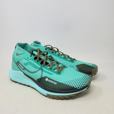 Nike React Pegasus Trail 4 Men's Size 10.5 Gore Tex Green DJ7926-301 Running