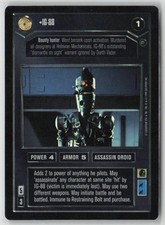 Decipher Star Wars CCG IG-88 Assassin Droid Character Foil Card  1999