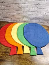 VTG 1980s Fabric Balloon Wall Hanging KIDS Room Retro Birthday Nursery Decor