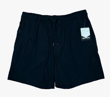 90 Degree BY Reflex 7" Men Black Shorts Pockets Draw String Size Medium Casual