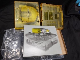 Sega SATURN console YELLOW translucent shell replacement NEW in BOX