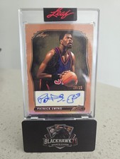 Leaf 2023 Art of Sport Arts and Graphs Patrick Ewing Auto AG-PE1 Serial #18/25