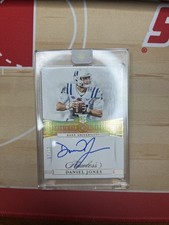 2019 Flawless Collegiate Daniel Jones Rookie Gem Signatures Gold /10
