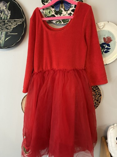 Mini Boden Christmas Kitten Tulle Twirl Dress 11-12 - Picture 11 of 13