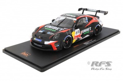 Porsche 911 GT3 Cup Kalle Rovanperä Porsche Carrera Cup Zolder 2024 1:18 IXO