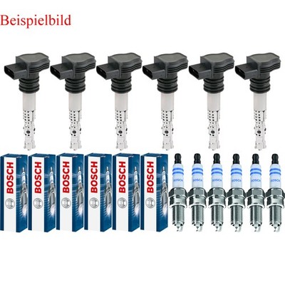 6x MEAT & DORIA Zündspule + BOSCH Zündkerze für Nissan Maxima/Maxima QX V A33