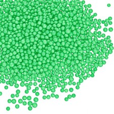 2Pack 0.08"-0.16" Foam Ball, Mini Round Foam Beads Balls for DIY Crafts, Green