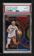 2024 Select WNBA Premier Level Red & Blue Prizm /399 Kamilla Cardoso PSA 10 13c5
