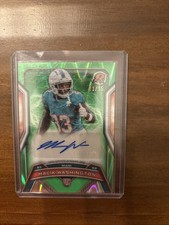 2025 Topps Resurgance Malik Washington Autograph Neon Green /15 Seismic