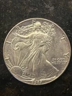 1987 Troy Ounce Fine American Silver Eagle Estate .999 Silver Dollar Coin