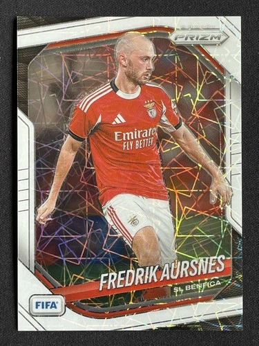 Fredrik Aursnes 2025-26 Panini Prizm FIFA White Lazer Base /25 #231