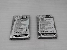 lot of 2 WD Black WD5000BPKT SATA 500GB SATA 2.5" HARD Drive HDD