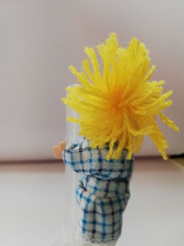 CABBAGE PATCH KIDS ANNI 80" VINTAGE MANI PINZA MINI BAMBOLA CAPELLI GIALLI DOLL - Foto 4 di 4