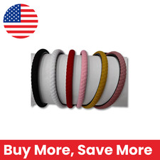 solid Color Fabric Headbands Braided Design