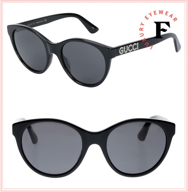 Sunglasses Gucci Gg0419s 001 Black Grey 
