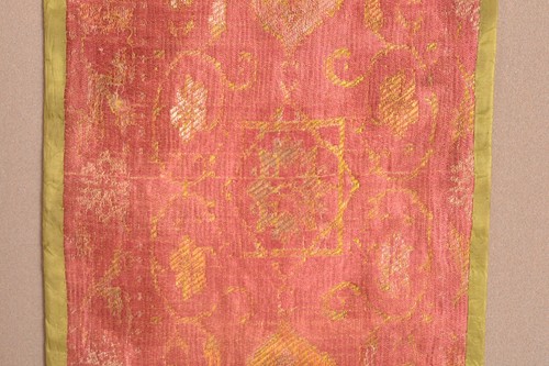 ANTIQUE 16th CENTURY OTOMAN SILK KEHMA BURSA BROCADE TEXTILE FRAGMENT - Picture 5 of 12