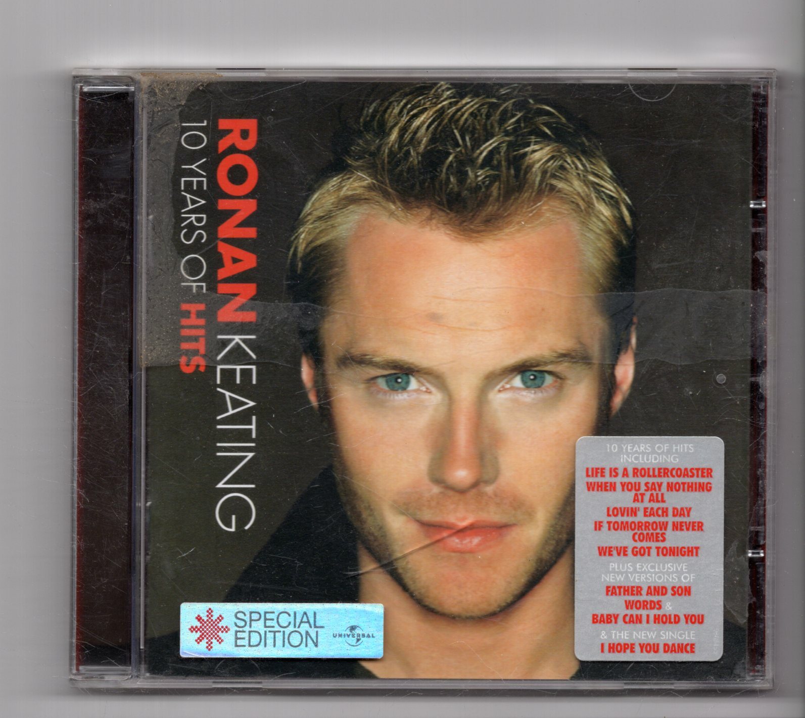 (JK842) Ronan Keating, 10 Years Of Hits - 2004 CD