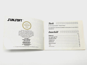 Blaster Master Nintendo NES Instruction Booklet Manual SCN