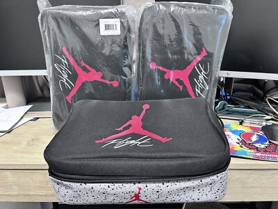 NWT Nike Air Jordan Shoe Box Bag Black Cement Wolf Grey Retro IV 4