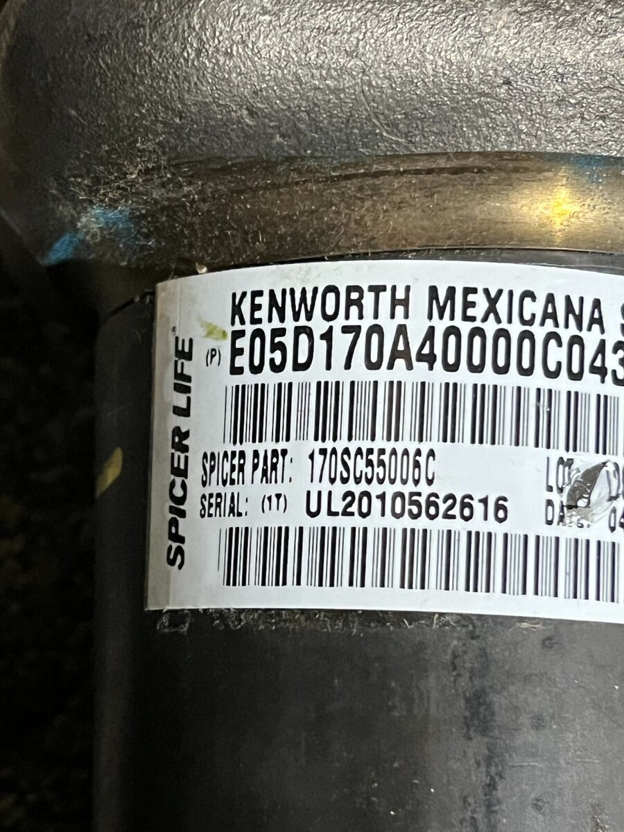OEM Kenworth E05D170A40000C0434 Drive Shaft Yoke Shaft OEM Kenworth E05D170A40000C0434 Drive Shaft Yoke Shaft