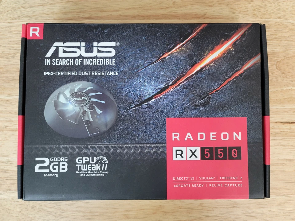 Asus Radeon RX 550 Gaming Video Graphics Card 2GB - Image 4 of 4