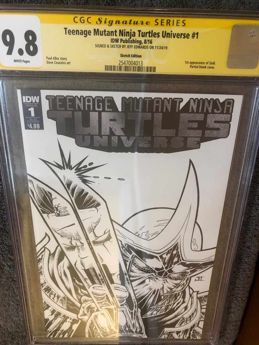 Teenage Mutant Ninja Turtles 1 CGC SS 9.8 Casey Jones v Shredder