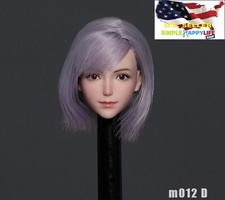NEW 1/6 female head short hair for 12" figure Pale Phicen Hot toys M012D ❶USA❶