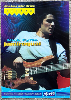 NICK FYFFE - ELITES 2002 Full page UK magazine ad JAMIROQUAI