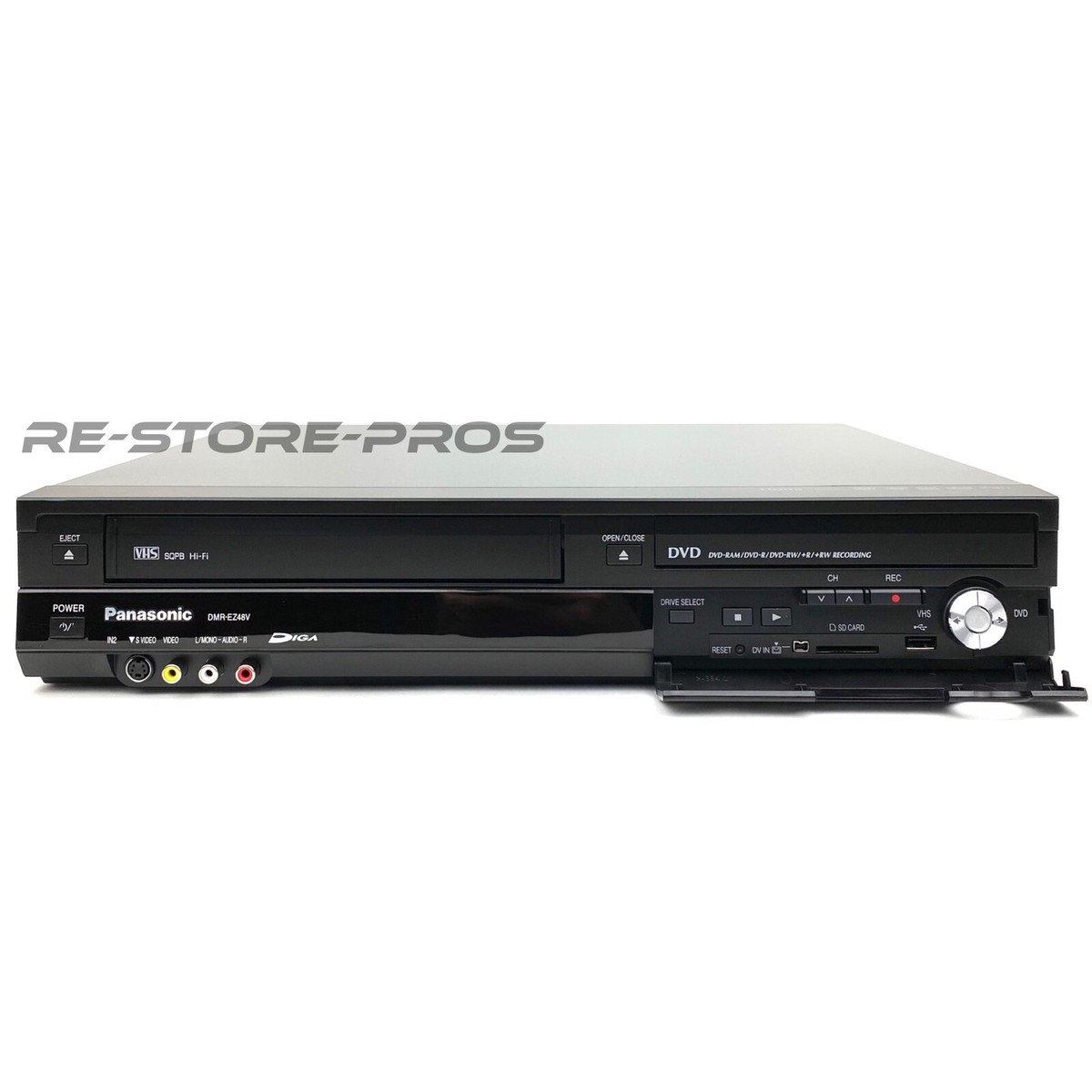 Panasonic DMR-EZ48V DVD VCR Combo Player VHS to DVD Recorder