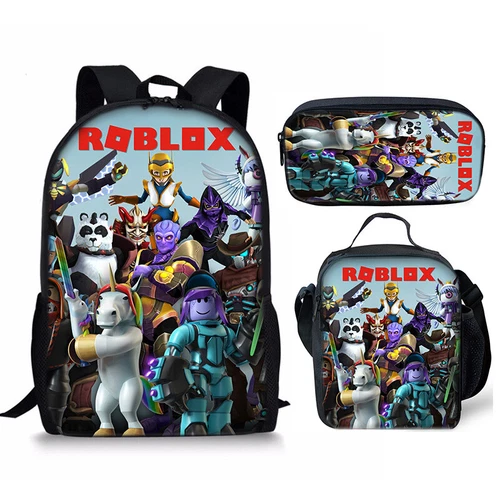Roblox Game Backpack School Rucksack Shoulder Bag Lunch Bag Pencil Kids Gift new - Picture 11 of 50