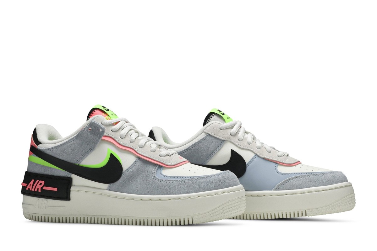 靴 NIKE AIR FORCE 1 SHADOW 24cm Nike W AF1 Shadow Air Force 1 Phantom/Echo Pink-Gym Red